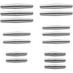 Kalanka - ressort secateur, 15 pi�ces remplacement du ressort de s�cateur, flocons mangan�se, argent ...