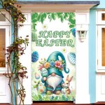 Kalanka - rideau porte p�ques, banni�re porte p�ques, couverture de porte de p�ques, d�coration de jardin ...