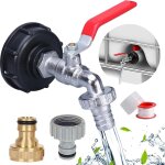 Kalanka - robinet cuve 1000l 1 / 2 ibc robinet de jardin 1000 litres adaptateur de rservoir de vidange ...