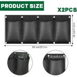 Kalanka - sac à plantes mural, 4 poches sacs de plantation murale, sac de plantation vertical, poche ... Kalanka - sac à plantes mural, 4 poches sacs de plantation murale, sac de plantation vertical, poche ...