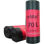 Kalanka - sacs poubelle 70l en 100% matriau recycl postconsommateurs (pcr), 30 sacs, rsistant  la ...