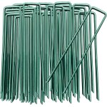 Kalanka - sardines de fixation, 50 pcs verte piquet ancrage, agrafe toile paillage pour bloquer les couvre ... Kalanka - sardines de fixation, 50 pcs verte piquet ancrage, agrafe toile paillage pour bloquer les couvre ...