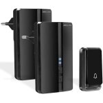 Kalanka - sonnette sans fil exterieur etanche avec 2 r�cepteurs, port�e de 200m, ip65 etanche carillon, ...