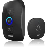 Kalanka - sonnette sans fil kerui etanche sonnette de porte 300m extrieur ip66 carillon avec 36 mlodies ...