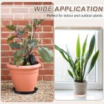 Kalanka - soucoupe ronde en plastique de 26, 7 cm pour pot de fleurs, plateau de drainage infrieur pour ...