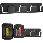 Kalanka - support mural pour 4 batteries compatible avec perceuses dewalt 18v / 20v & milwaukee 18v perceuses ... Kalanka - support mural pour 4 batteries compatible avec perceuses dewalt 18v / 20v & milwaukee 18v perceuses ...