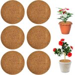 Kalanka - tapis de coco plantes, 6 pcs disque de paillage coco, disque de protection plante, plantes ... Kalanka - tapis de coco plantes, 6 pcs disque de paillage coco, disque de protection plante, plantes ...