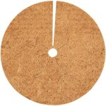 Kalanka - tapis rond en fibre de coco, 6 pices de tapis de couverture de plantes, tapis de protection ...