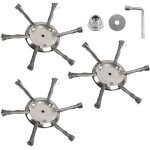 Kalanka - t�te d�broussailleuse universelle, 3 pi�ces t�te de fil pour d�broussailleuse � 6 lames, adapt�e ...