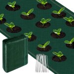 Kalanka - toiles de paillage 1 m x 5m avec 10 pcs de piquets contre les mauvais herbes, tissu anti - ... Kalanka - toiles de paillage 1 m x 5m avec 10 pcs de piquets contre les mauvais herbes, tissu anti - ...