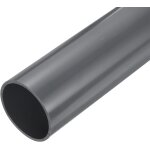 Kalanka - tube rigide rond pvc 2 pouces, id 54, 8 mm, od 60 mm, longueur 9 pouces, gris clair, rsistant ...