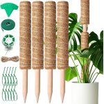 Kalanka - tuteur monstera, 4 pices 41cm tuteur coco, extension sphaigne jusqu' 120cm, tuteur plante ...