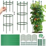Kalanka - tuteur tomate cerise, 141 pices tuteur pour plante amovible, support pour plantes grimpantes, ...