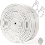 Kalanka - tuyau plat tiss 1 1 / 4  10 m (diamtre intrieur 32 mm) ¿ tuyau de pompier pour pompes submersibl ...