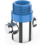 Kalanka - vanne d'arrt pommeau de douche g1 / 2, pomme de douche robinet d'arrt pour pommeau de douche ...