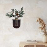 Kalanka - vase murale - support etagre flottante en bois, planteur suspendu naturel, jardinires dcoratives ...