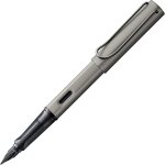 Kalhj - lx 057 stylo - plume, en aluminium anodisé, de couleur ruthénium, avec poignée transparente et ... Kalhj - lx 057 stylo - plume, en aluminium anodisé, de couleur ruthénium, avec poignée transparente et ...