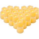 Kalsw - 24 pices bougies led flamme vacillante, chandelles clignotantes lampe, bougie electrique, bougie ...