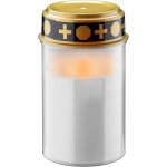 Kalsw - 64604 lanterne funraire led avec batterie / bougies funraires a led pour extrieur / cimetire ...