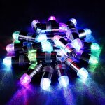 Kaltd - 30pcs led ballons lampes lumineuses multicolore pour lanterne papier dcoration maison mariage ...