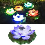 Kaltd - led flottante nénuphar solaire pour bassin lotus lumineux décoration eclairage bassin, nenuphar ... Kaltd - led flottante nénuphar solaire pour bassin lotus lumineux décoration eclairage bassin, nenuphar ...