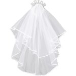 Kalvd - serre - tte de marie en perles avec voile, diadme et voile de perles scintillantes, accessoire ...