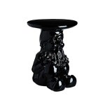 Kartell tabouret table basse gnomes (napoleon noir - peinture thermoplastique)