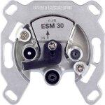 Kathrein esm 32 prise antenne bk, dab + , tv, fm, data encastr�, � visser prise de montage en boucle
