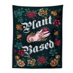 Kawaii decoration tapisserie murale tissus decoration murale tenture murale de tarot a motifs floraux ...