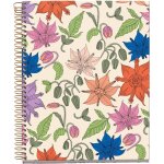 Kaxdl - cahier a5, 4 bandes de couleurs, rayures horizontales 7 mm, 120 feuilles de 70 g / m, spirale, ...