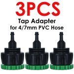 Kesla 5 - 100m tuyau d'arrosage de jardin 4 / 7mm pvc micro tuyau d'irrigation goutte  goutte tube d'irrigati ...