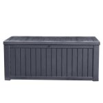 Keter 247606 rockwood - coffre de rangement - graphite - 570 l - 155x72, 4x64, 4cm Keter 247606 rockwood - coffre de rangement - graphite - 570 l - 155x72, 4x64, 4cm