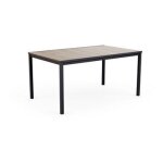 Keter 260567 table de jardin noir, bois forme rectangulaire