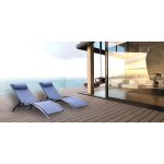 Keter - bains de soleil monaco bleu lavande (lot de 2) - 35 - 700949