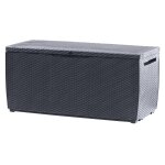 Keter bote de rangement de jardin capri 302 l anthracite