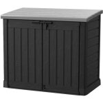 Keter coffre de rangement ext�rieur en r�sine - 1200 l - multifonctions - toit plat