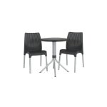 Keter jeu de bistro chelsea graphite 223562