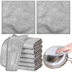 Kgabery - torchon multifonctionnel en fil mtallique anti - rayures, chiffons a vaisselle en fil pour ...