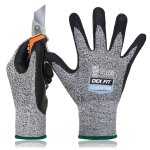 Khkui - cru553 fin gauge 15, gants anti - coupure niveau 4, ajuste et confortable, adhrence efficace, ...