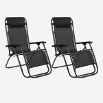 Kinzo lot de 2 chaises longues jardin extérieur ¿ chaise pliante ¿ fauteuil pliant ¿ chaise longue ... Kinzo lot de 2 chaises longues jardin extérieur ¿ chaise pliante ¿ fauteuil pliant ¿ chaise longue ...