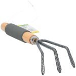 Cultivateur manuel - kinzo - 29 cm - ergonomique - solide - outil de jardinage