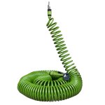 Kinzo spiral garden hose set 30m - tuyau d'arrosage � enroulement automatique - avec t�te de pulv�risation ...