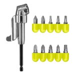 Kit 10 embouts ryobi plus 1 renvoi d'angle pour perceuses - visseuses