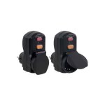 Kit de 2 adaptateurs diff�rentiels amovibles sdmo pour prise domestique - rkd1