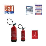 Kit 2 extincteurs nf 6 litres eau pour erp 4 eme cat�gorie