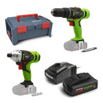 Kit 2 machines sans fil 20v(visseuse � chocs et visseuse percussion) + coffret - constructor