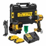 Kit 2 outils dewalt laser multilignes 3x360 dcle34031 + perceuse dcd805 - dck2095d2t - qw