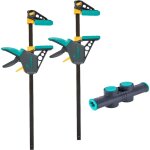 Kit de 2 serre - joints � une main xl et connecteur - ouverture jusqu'� 1060 mm - force de serrage max. ...