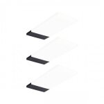 Kit de 3 spots led avec d�tecteur de mouvement bredo - 2, 5w - noir paulmann