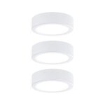 Kit 3 spots saillie pour meubles pukk - 12 / 230v - plastique - blanc paulmann Kit 3 spots saillie pour meubles pukk - 12 / 230v - plastique - blanc paulmann